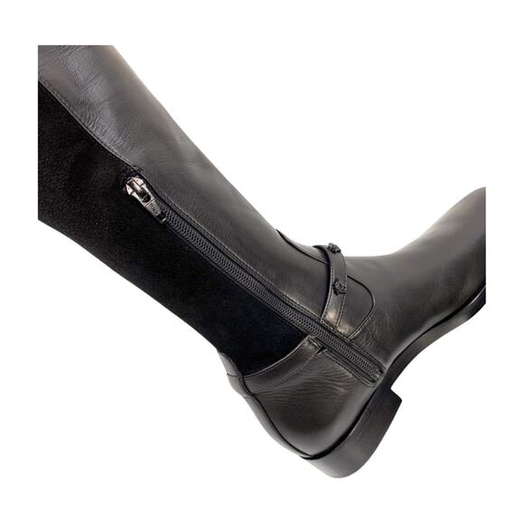 Versace Black Over the Knee Riding Boots NIB - Picture 10 of 15